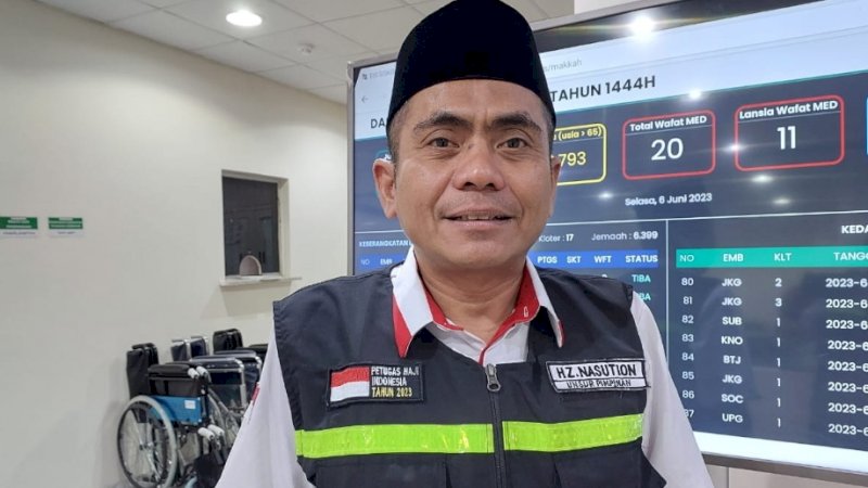 Kepala Seksi Bimbingan Ibadah Daerah Kerja (Daker) Makkah Zulkarnain Nasution