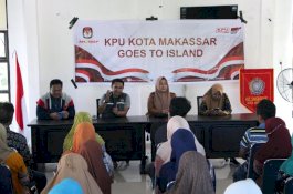 KPU Makassar Gelar Sosialisasi di Pulau Barang Lompo