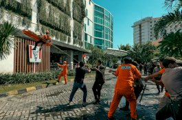 MARI Bersama Damkar kota Makassar Gelar Simulasi Keadaan Darurat, Guna Tingkatkan Keamanan dan Keselamatan