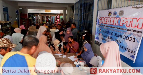 Pemeriksaan Kesehatan Gratis, Dinkes Bantaeng Sasar Pasar dan Terminal