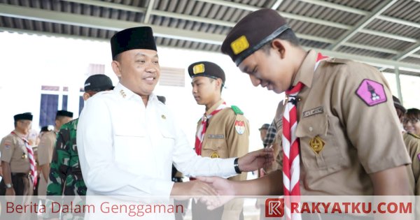 Bupati Bantaeng Lepas Saka Pariwisata di Ajang Pertika Sulsel