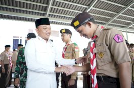 Bupati Bantaeng Lepas Saka Pariwisata di Ajang Pertika Sulsel