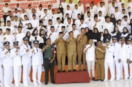 118 Perangkat Desa Dilantik di Enrekang, Wabup Asman Tekankan Kerja Sama dan Kolaborasi