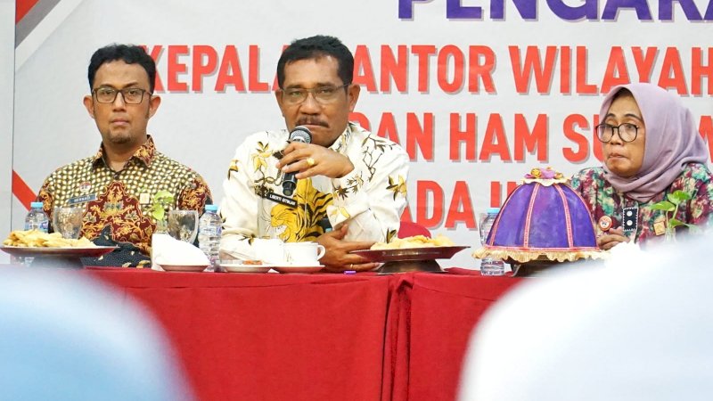 Beri Arahan dan Perintah, Kakanwil Kemenkumham minta Kepala UPT Bekerja Profesional 