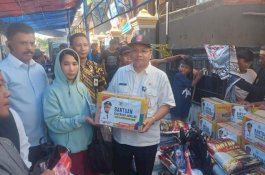 Pemprov Sulsel Salurkan Bantuan Logistik Korban Kebakaran Jalan Andi Djemma Makassar