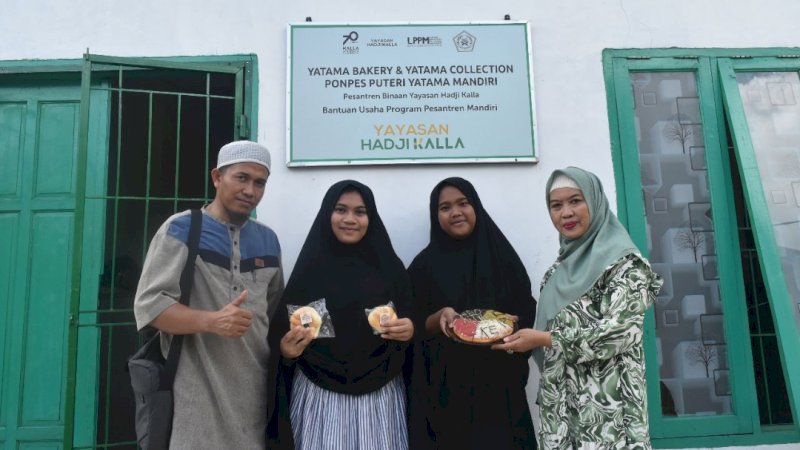 Lewat Program Pemberdayaan Islamic Care, Yayasan Hadji Kalla Dukung Usaha Mandiri Pembuatan Roti Pesantren 
