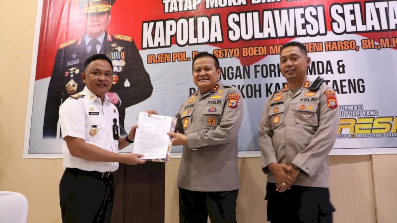 Bupati Bantaeng Dampingi Kapolda Sulsel Temui Tokoh Masyarakat