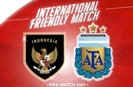 Jadwal dan Link Live Streaming Timnas Indonesia Vs Argentina