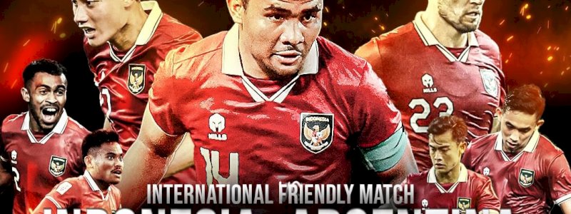 Link Live Streaming Indonesia Vs Argentina, Kick-off Pukul 20.30 WITA 