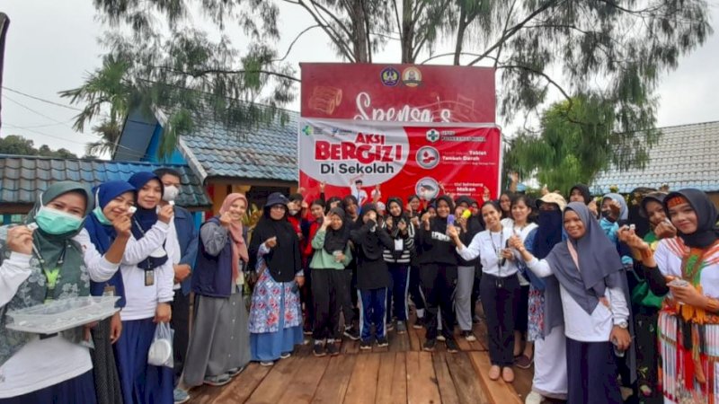 PT Vale Indonesia bersama Puskesmas Nuha meluncurkan program pencegahan stunting di SMPN 1 Nuha, Kabupaten Luwu Timur, Sulawesi Selatan (Sulsel), Rabu (14/6/2023). (Foto: PT Vale Indonesia)