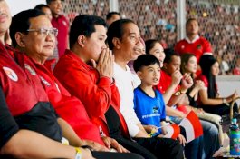 Presiden Jokowi Puji Upaya Erick Thohir Datangkan Timnas Argentina