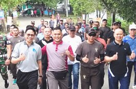 Ketua DPRD bersama Ketua PIA Wajo Ikut Meriahkan Perayaan HUT Bhayangkara ke-77