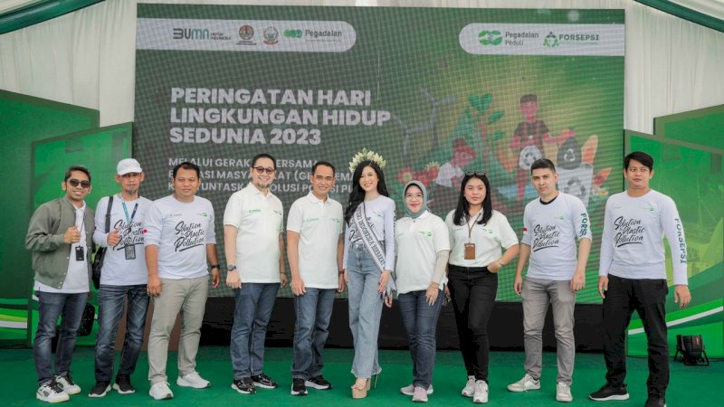 Peringati Hari Lingkungan Hidup, Pegadaian Kumpulkan 100 pegiat Bank Sampah Makassar