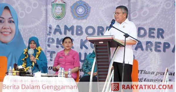 Kader PKK Gelar Jambore di Kebun Raya Jompie, Taufan Pawe Apresiasi