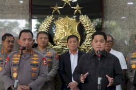 Ketum PSSI dan Kapolri Komitmen Berantas Mafia Bola