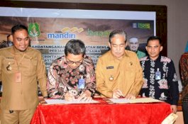 Bupati Sidrap Antusias dengan Kerja Sama Bank Mandiri untuk Peningkatan PAD