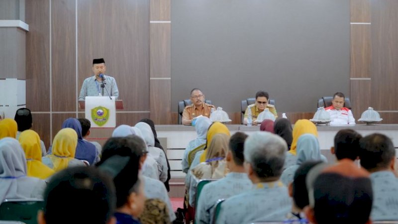 Musyawarah Asosiasi Badan Permusyawaratan Desa Nasional (Abpednas) DPC Kabupaten Barru di Gedung Singkeru Ada'e, Senin (26/6/2023).