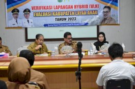 Pemkab Sidrap Jalani Verifikasi Lapangan Hybrid KLA 2023