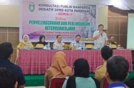 DPRD Kota Parepare Gelar Konsultasi Publik Ranperda Perlindungan Ketenagakerjaan