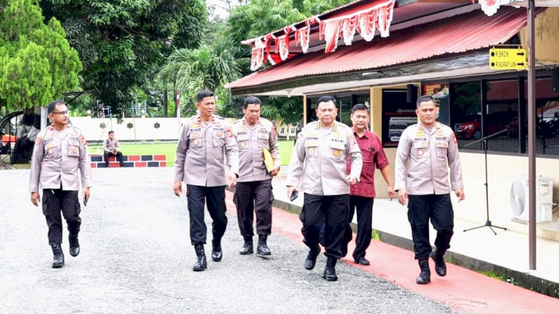 Penelitian Indeks Pembangunan Kesehatan Polri, Tim Puslitbang Polri Datangi Mapolres Wajo