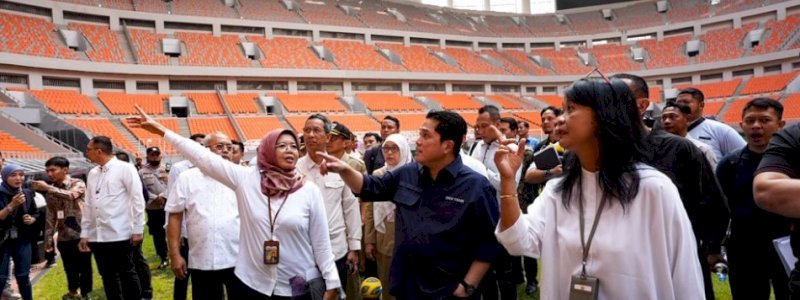 Perbaiki JIS, Erick Thohir: Kita Ingin Pastikan Suporter Pulang dengan Selamat