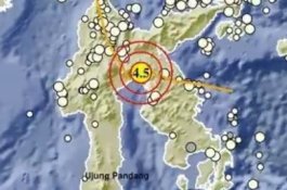 Gempa Magnitudo 4,5 Terjadi di Luwu Timur Sulsel