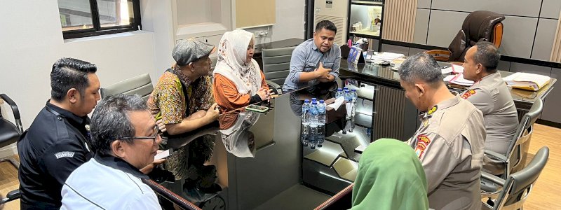 KPU Makassar Minta Dukungan Pengamanan Kirab Pemilu Dari Polrestabes 
