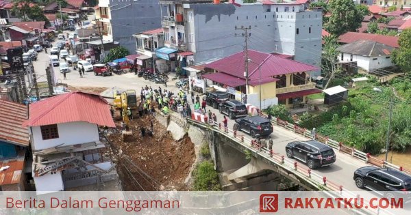 Gubernur Andi Sudirman Tinjau Pembangunan Jembatan Sungai Malango di Torut