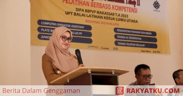 Buka PBK, Bupati Luwu Utara Harap Hasilkan Tenaga Kerja Terampil