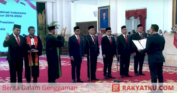 Demi Allah Saya Bersumpah ... Presiden Jokowi Resmi Lantik 1 Menteri dan 5 Wakil Menteri