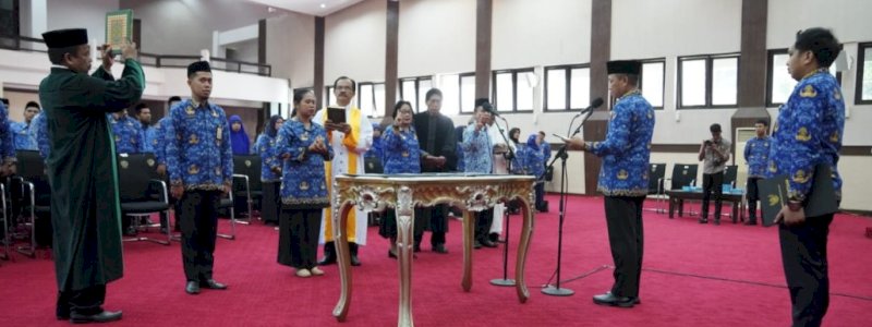 112 Pejabat Fungsional Pemprov Sulsel Dilantik