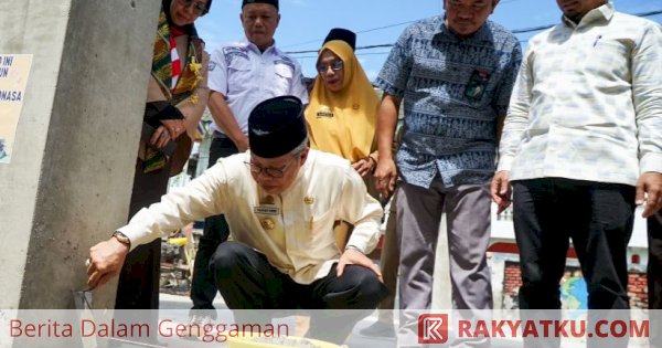 Letakkan Batu Pertama Masjid An Nasr, Wali Kota Parepare Tekankan Pendidikan Karakter