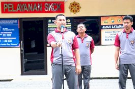 Wakapolres Wajo Ingatkan Jajaran Patuhi Kode Etik Profesi