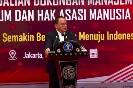 Kakanwil Kemenkumham Sulsel Ikuti Pembukaan Rakor Pengendalian Dukungan Manajemen, Sekjen : Pengendalian Salah Satu Faktor Keberhasilan Kemenkumham