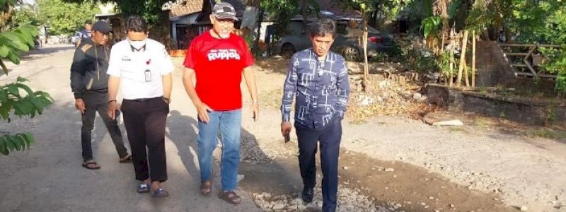 Hamzah Hamid Berkunjung ke Kelurahan Tello Baru, Masih Ada Jalan Tak Memiliki Got