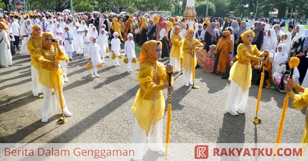 20 Ribu Peserta Antusias Ikuti Pawai Hijratul Rasul di Parepare