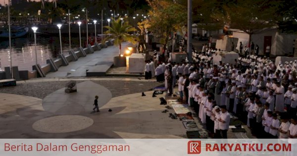 Wali Kota Makassar dan Puluhan Ribu Masyarakat NU Sambut Tahun Baru Islam dengan Doa Bersama