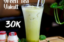 Minuman Sehat dan Segar ala Hotel Golden Tulip Makassar. Greentea Yakult Hanya Rp 30 Ribu