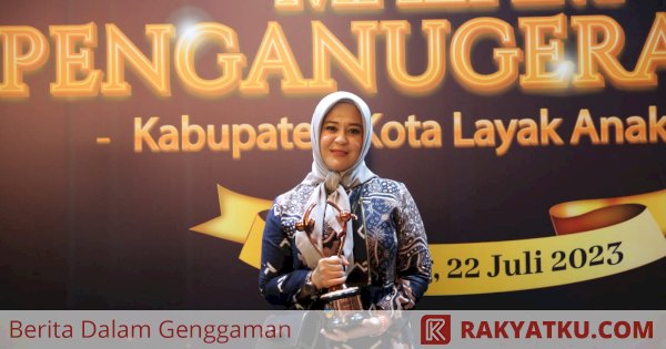 Kota Makassar Raih Penghargaan Kementerian PPPA Sebagai Kota Layak Anak