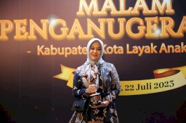 Kota Makassar Raih Penghargaan Kementerian PPPA Sebagai Kota Layak Anak