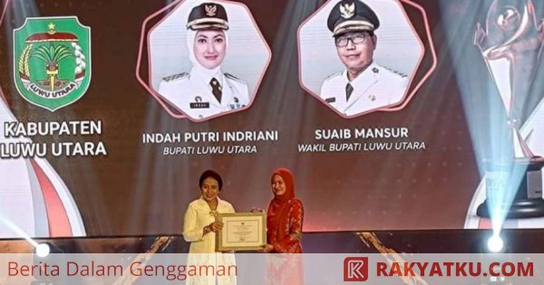 Luwu Utara Terima Penghargaan Kabupaten Layak Anak Kategori Nindya