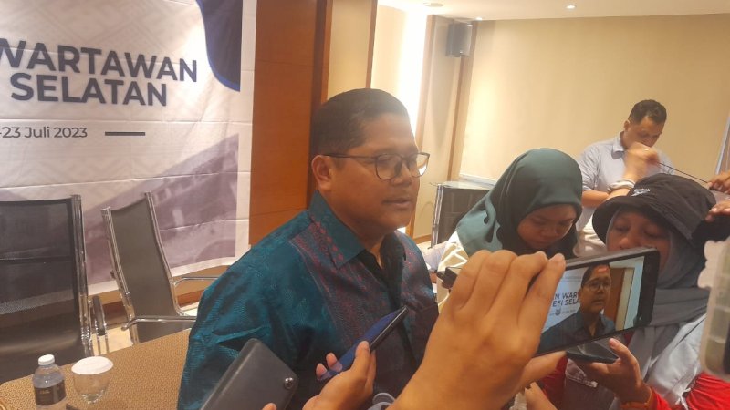 Kepala Kantor Perwakilan Bank Indonesia (BI) Provinsi Sulawesi Selatan (Sulsel), Causa Iman Karana. (Foto: Nur Hidayat Said/Rakyatku.com)