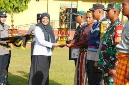 Wakil Bupati Maros Suhartina Bohari Hadiri Apel Serentak