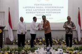 BPK Apresiasi  Laporan Keuangan Kementan Tahun 2022