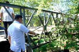 Jembatan Jenelata Gowa Mulai Direnovasi Tahun Depan