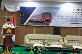 Wawali Parepare Hadiri Sosialisasi Kebijakan Pengembangan Kereta Api Makassar – Parepare