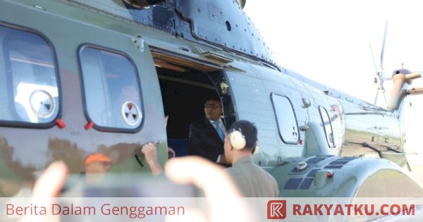 Hari Bakti TNI AU Ke-76, Wali Kota Makassar Terbang Naik Helikopter ke Jeneponto