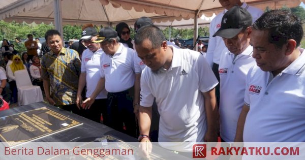 Didampingi Bupati Sidrap, Gubernur Sulsel Resmikan Rest Area Datae dan Jembatan Gantung Belawae