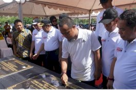 Didampingi Bupati Sidrap, Gubernur Sulsel Resmikan Rest Area Datae dan Jembatan Gantung Belawae