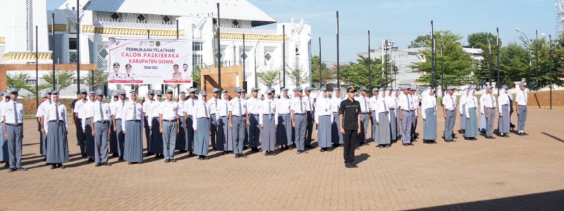 Paskibra Gowa Mulai Jalani Latihan